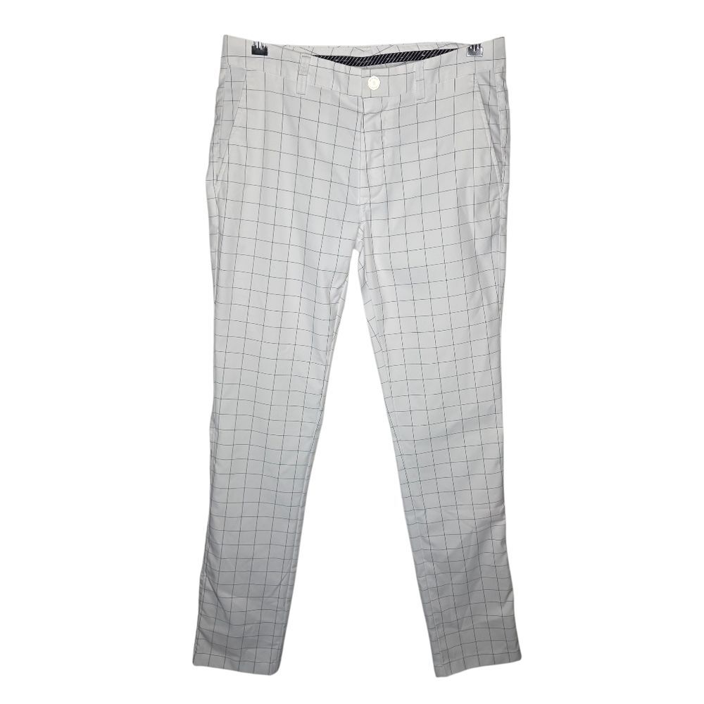 Bonobos Golf Men's Tailored Plaid Window Pane Chino Pants Size 32x34
